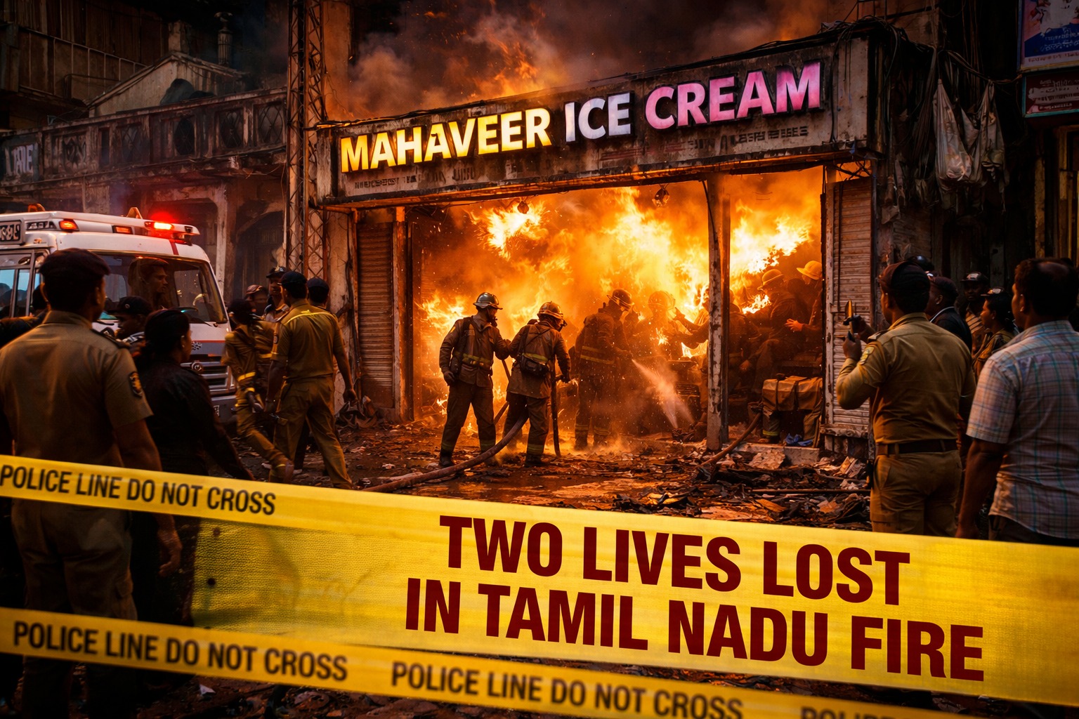 TWO LIVES LOST IN FIRE ACCIDENT IN TAMILNADU…